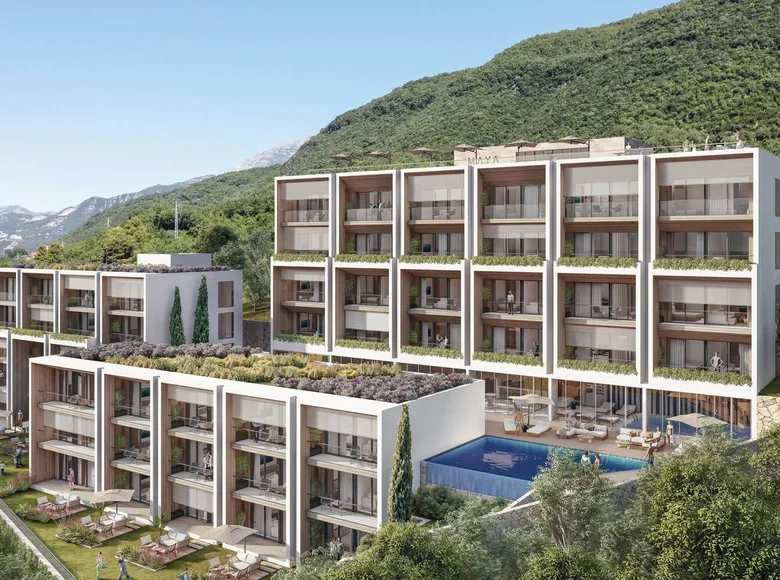 Mieszkanie 1 pokój 63 m² Kumbor, Czarnogóra