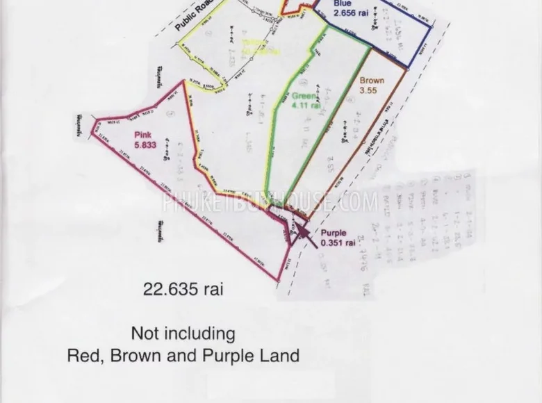 Parcelas  Ban Bang Thao, Tailandia