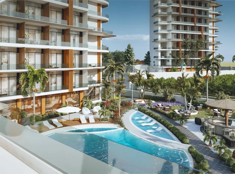 1 bedroom apartment 36 m² Muratpasa, Turkey