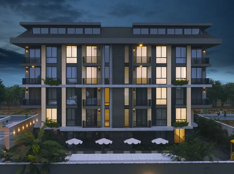 Mieszkanie 2 pokoi  Oba, Turcja