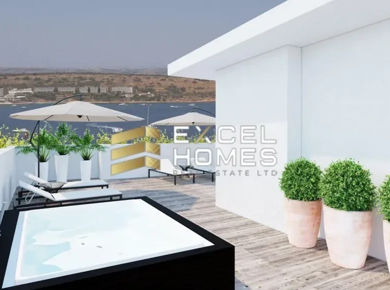 Пентхаус 3 спальни  Меллиха, Мальта