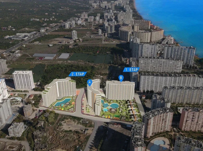 Apartamento 2 habitaciones 75 m² Erdemli, Turquía