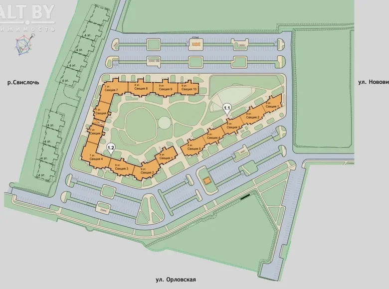 2 room apartment with double glazed windows, with new