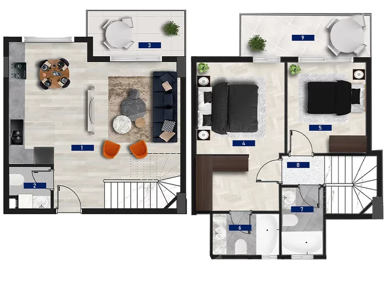 Apartamento 3 habitaciones 103 m² Alanya, Turquía