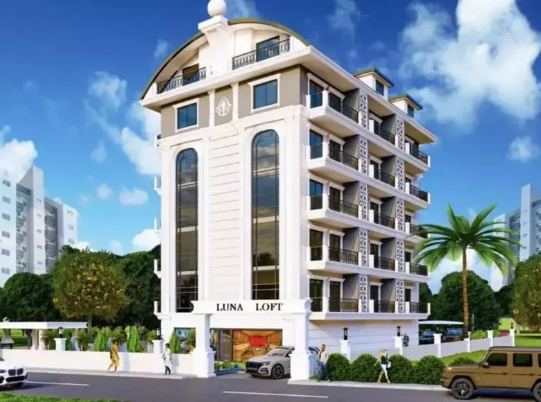 Mieszkanie 2 pokoi 60 m² Alanya, Turcja