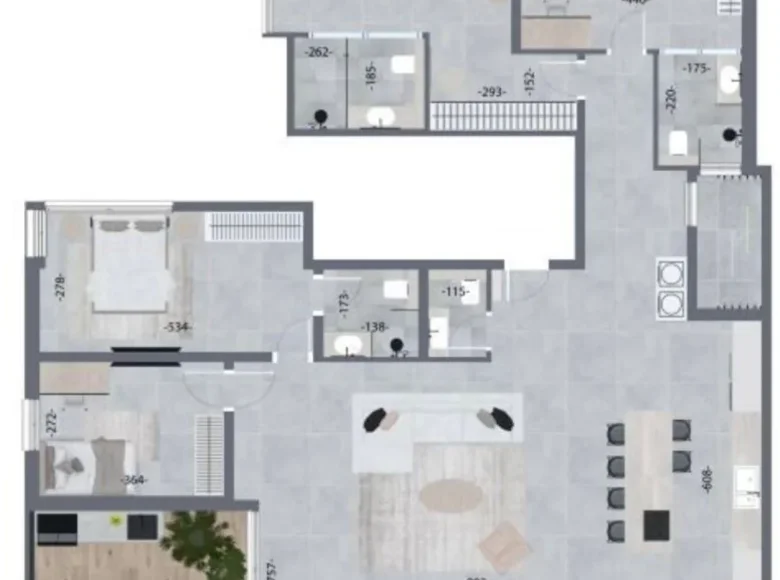 Attique 5 chambres 264 m² Tel-Aviv, Israël