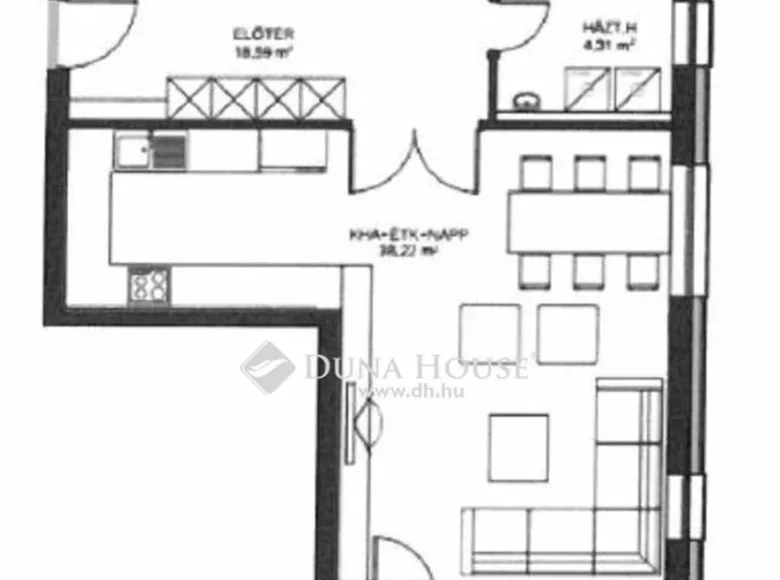 Apartment 1 bathroom 95 m² in Central Hungary, All countries
