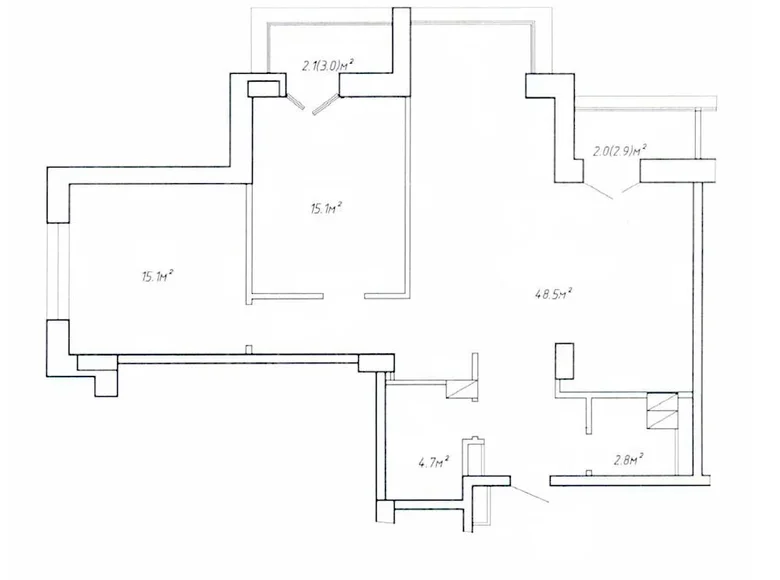 Wohnung 3 zimmer 91 m² Minsk, Belarus