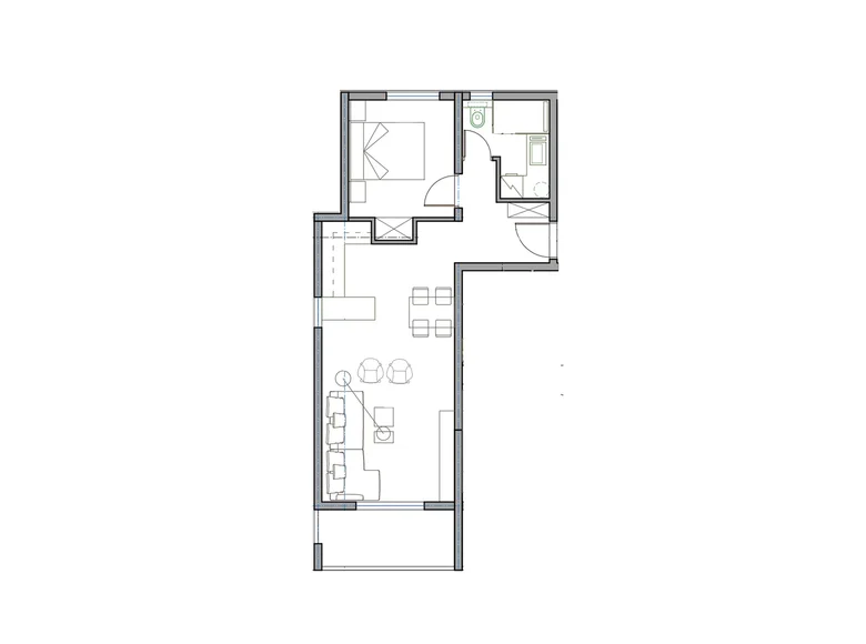 Apartamento 1 habitación 49 m² Budva, Montenegro