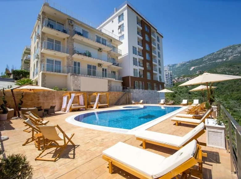Apartamento 1 habitacion 38 m² Becici, Montenegro