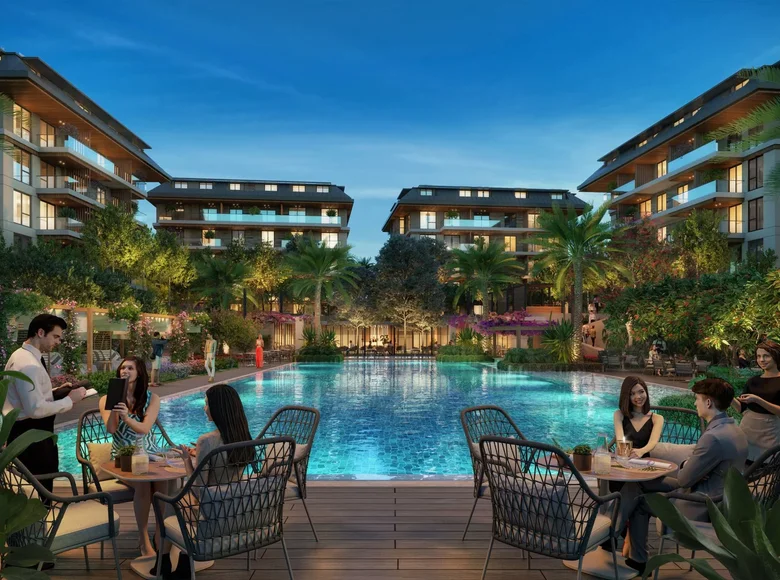 Квартира 2 спальни 90 м² Аланья, Турция