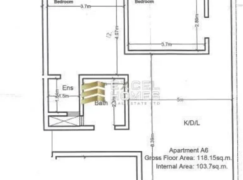 Apartamento 3 habitaciones  Zabbar, Malta