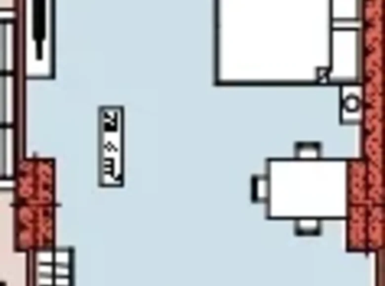 Студия 47 м² Батуми, Грузия