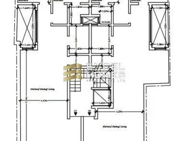 Пентхаус 2 спальни  Luqa, Мальта