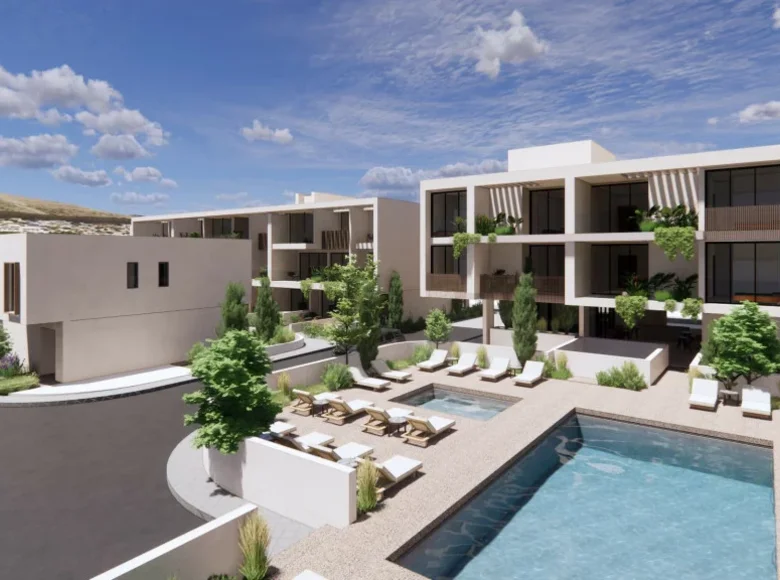 Квартира 1 комната 62 м² муниципалитет Пафос, Кипр