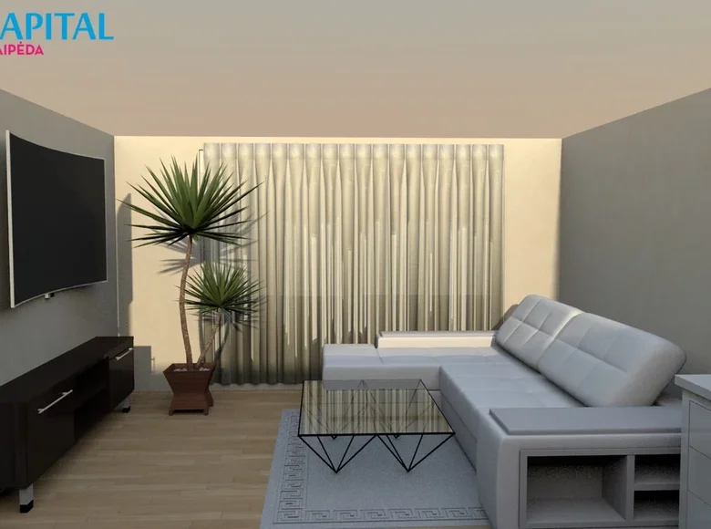 Mieszkanie 2 pokoi 54 m² Kłajpeda, Litwa