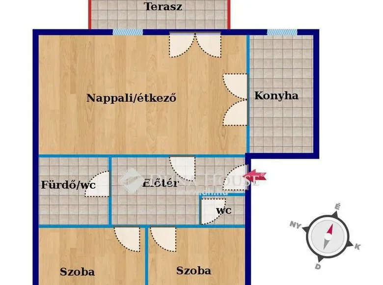 Apartment 1 bathroom 80 m² in Baranya, Hungary