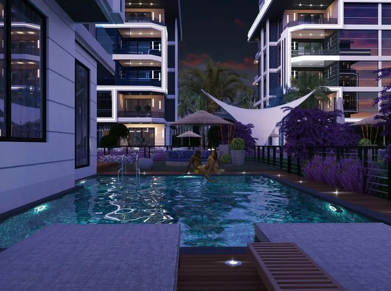 Квартира 90 м² Оба, Турция
