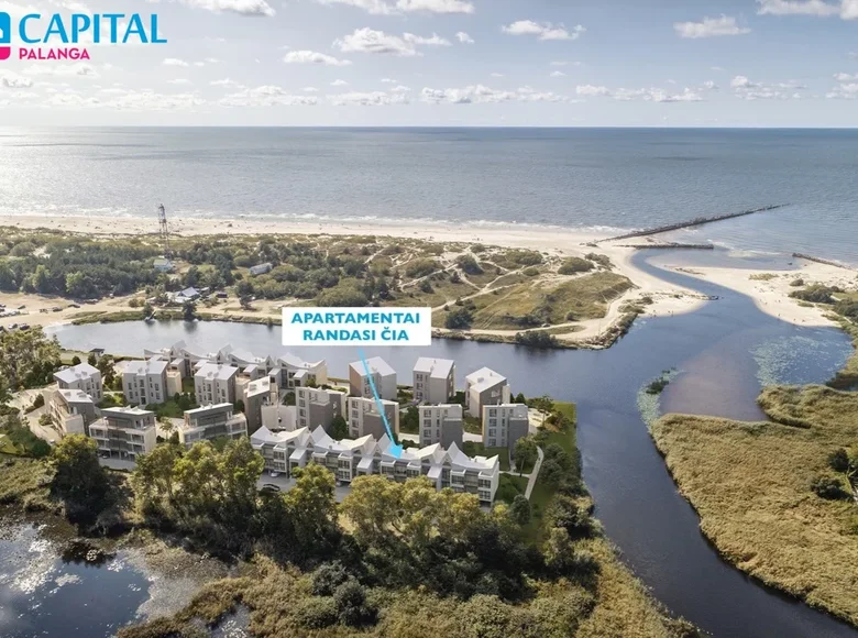 Wohnung 2 zimmer 54 m² Polangen, Litauen