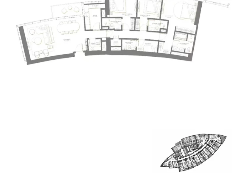 Квартира 5 комнат 185 м² Дубай, ОАЭ