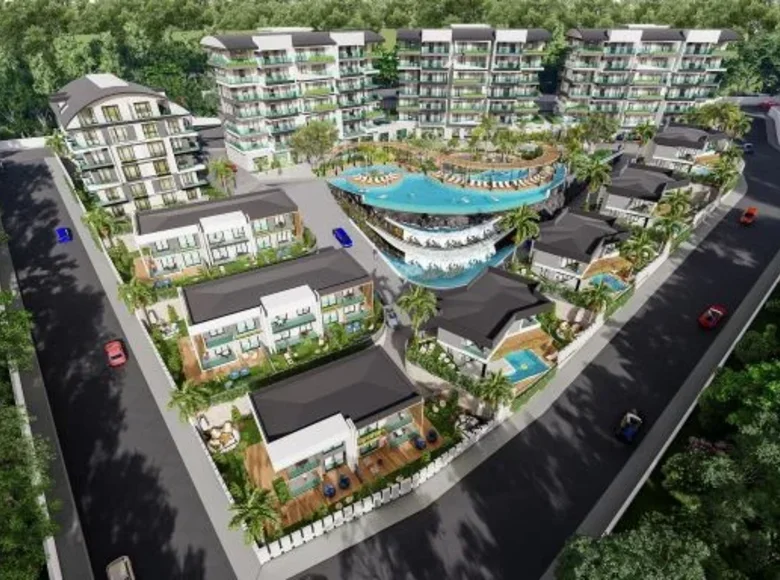 Maison de ville 2 chambres 226 m² Alanya, Turquie