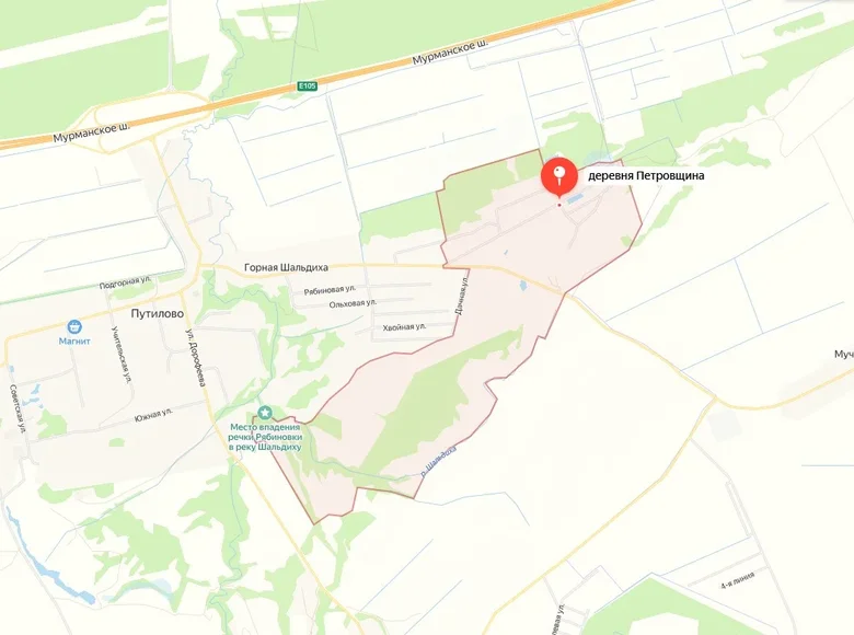 Grundstück  Putilovo, Russland