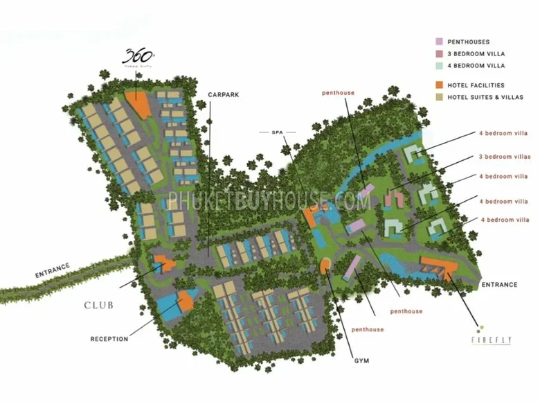 Piso independiente 2 habitaciones 202 m² Choeng Thale, Tailandia