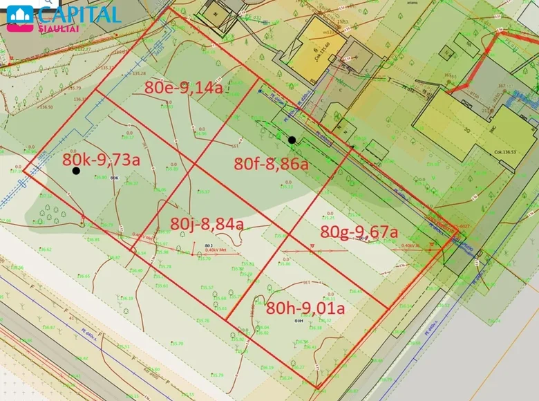 Działki  Szawle, Litwa