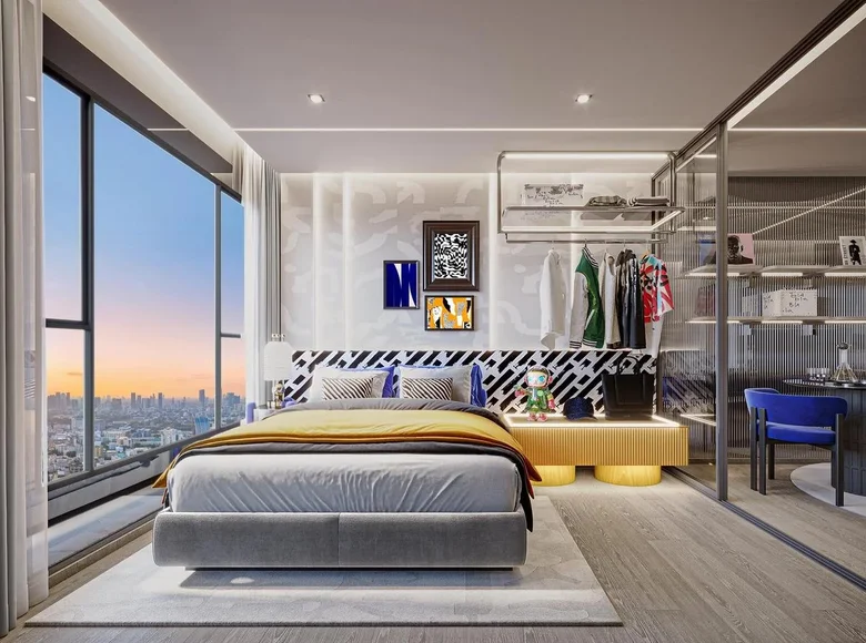 Appartement 2 chambres 35 m² Bangkok, Thaïlande