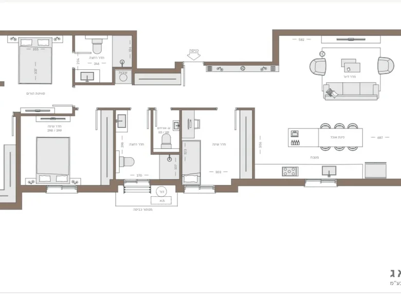 4 room apartment 136 m² Israel, Israel