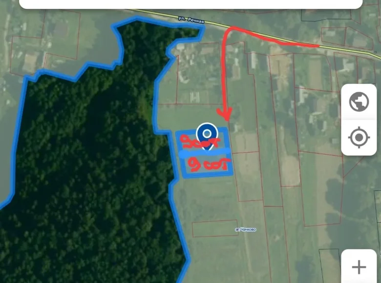 Grundstück  Cackava, Belarus