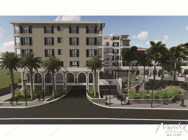 Mieszkanie 1 pokój 40 m² Tivat, Czarnogóra