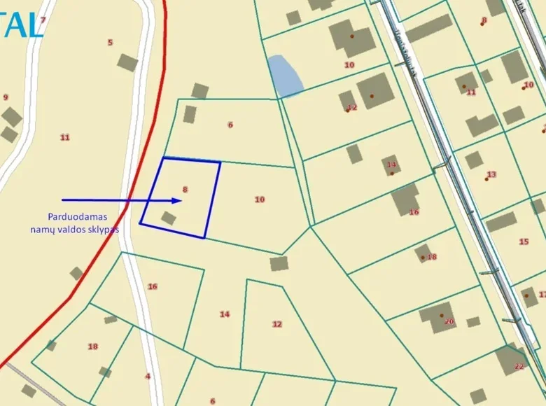 Grundstück  Kaunas, Litauen