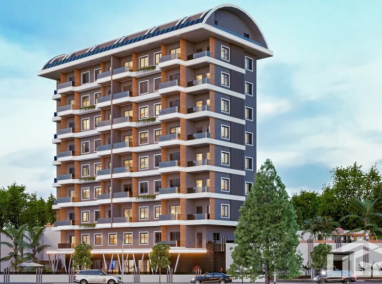 Дуплекс 3 комнаты 50 м² Аланья, Турция