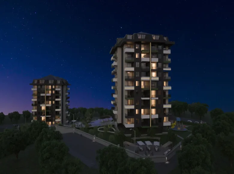 Wohnung 1 Schlafzimmer 46 m² Muratpasa, Türkei