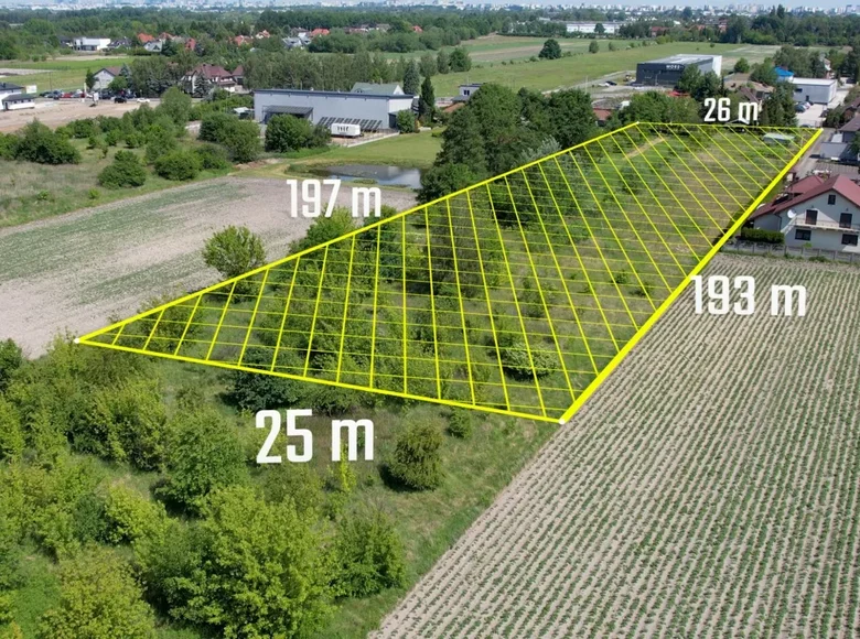 Parcelas 1 habitación 4 963 m² Varsovia, Polonia