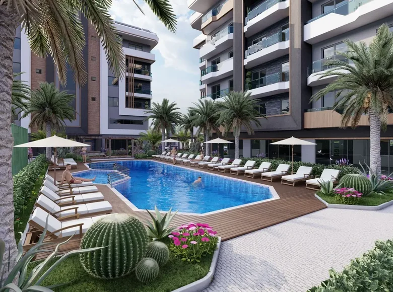 1 room apartment  Okurcalar, Turkey