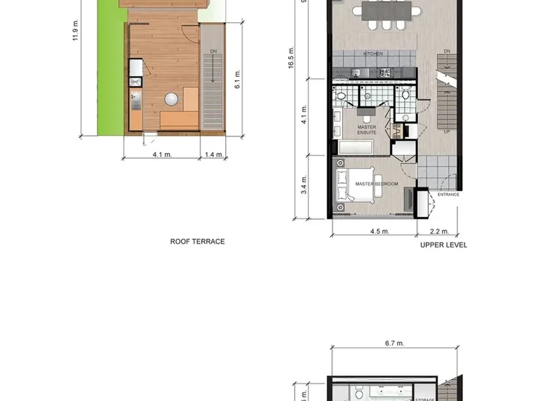 Wohnung 3 Schlafzimmer 227 m² Pa Tong, Thailand