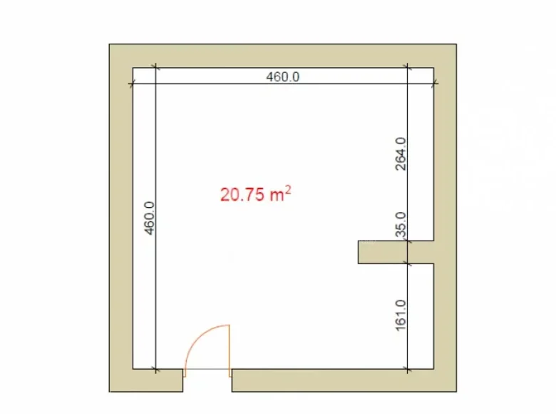 Commercial property 21 m² in Tbilisi, Georgia