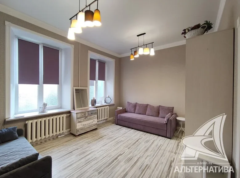 Квартира 1 комната 35 м² Брест, Беларусь