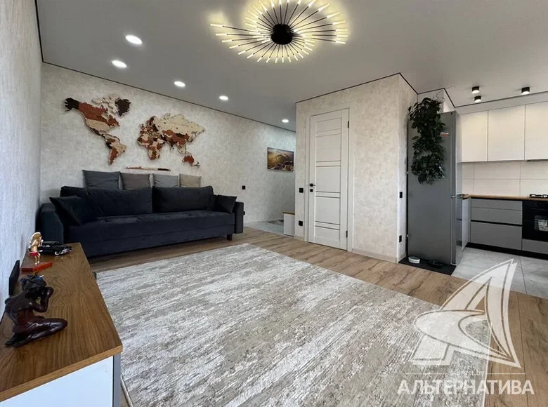 Appartement 2 chambres 44 m² Muchaviecki sielski Saviet, Bélarus