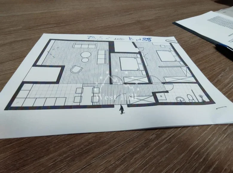 Mieszkanie 2 pokoi 79 m² Podgorica, Czarnogóra