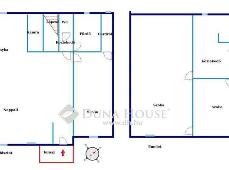House 2 bathrooms 75 m² in Central Hungary, All countries
