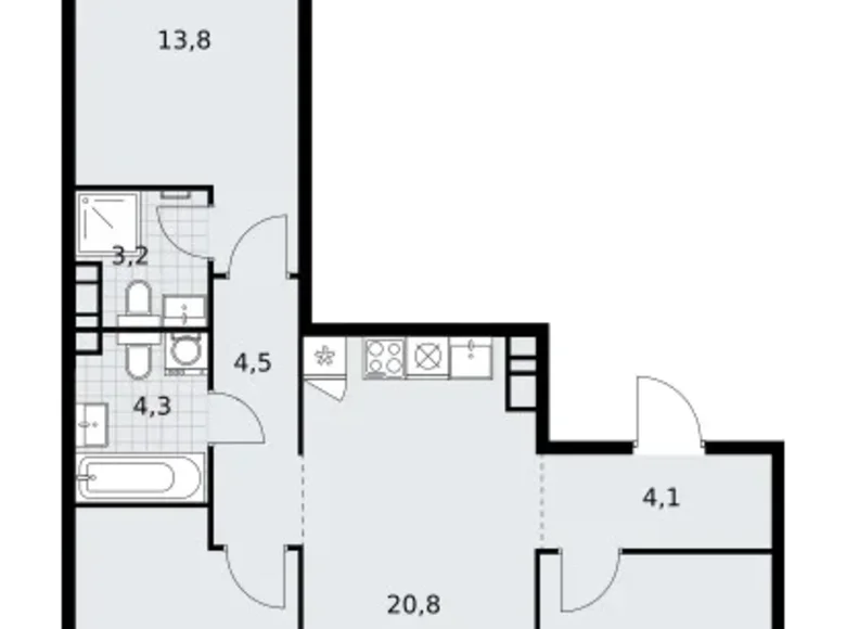 Wohnung 3 zimmer 75 m² Wnukowo, Russland