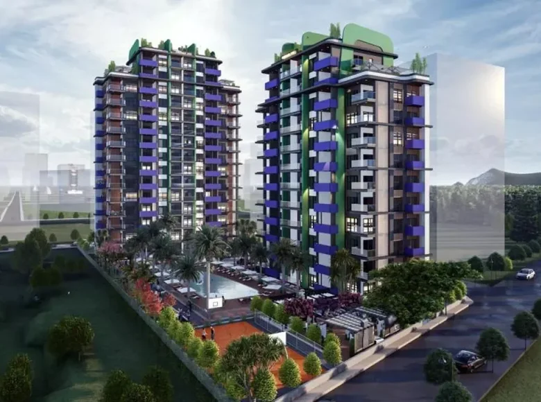 Mieszkanie 2 pokoi 70 m² Mezitli, Turcja