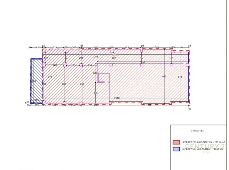 Oficina 270 m² en Tirana Municipality, Albania