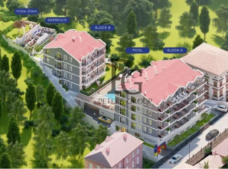 2 bedroom apartment 46 m² Budva, Montenegro