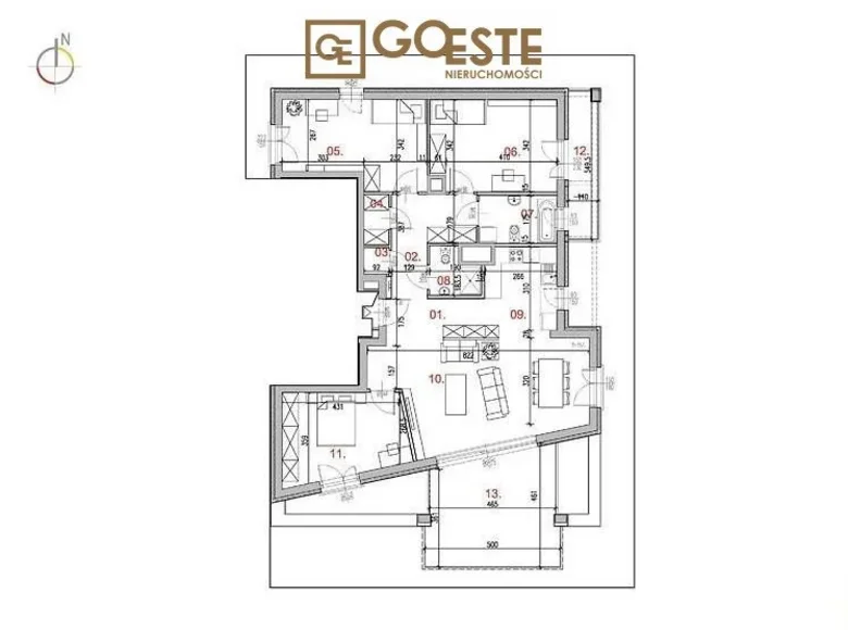 4 room apartment  Smolice, Poland