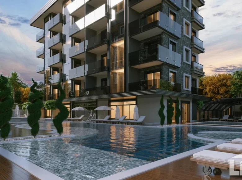 Penthouse 2 bedrooms in Kargicak, Turkey