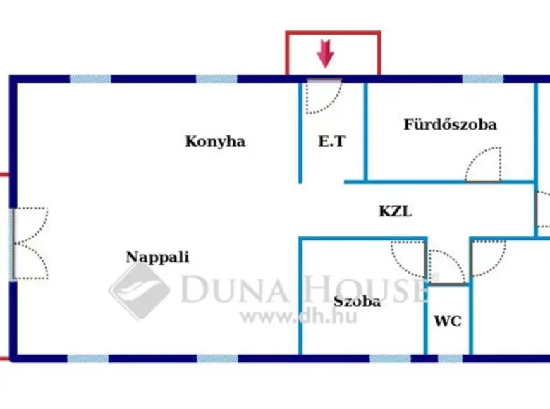 House 1 bathroom 92 m² in Central Hungary, All countries